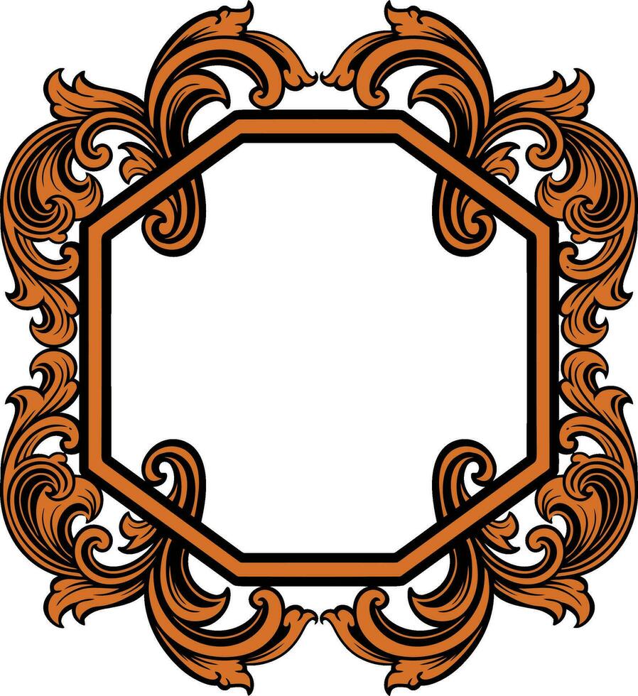ornament pattern frame vector