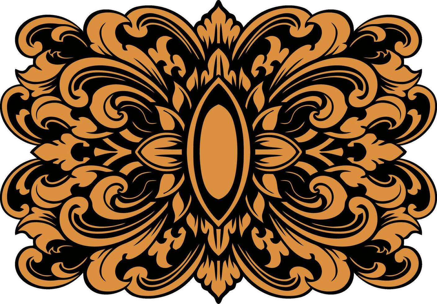 ornament pattern frame vector