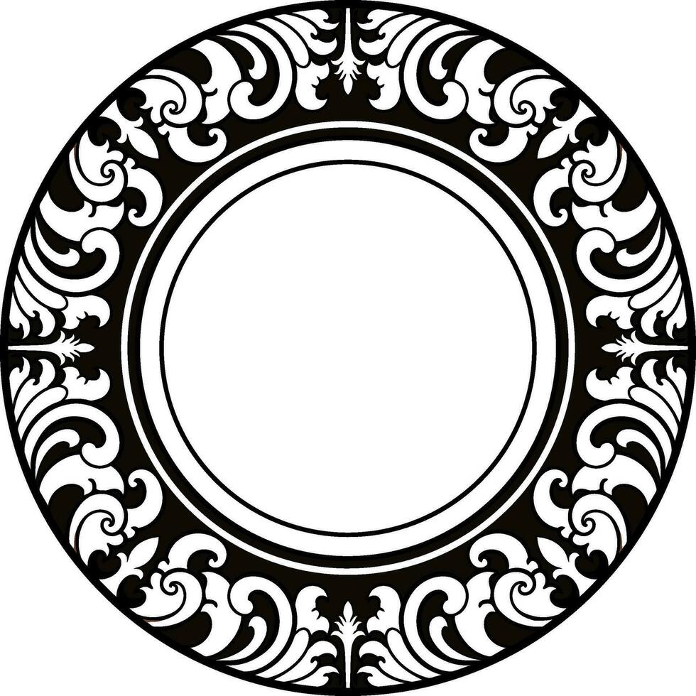 ornament pattern frame line art vector