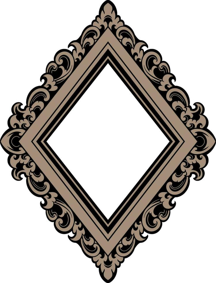 ornament pattern frame vector