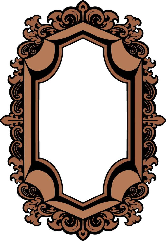 ornament pattern frame vector