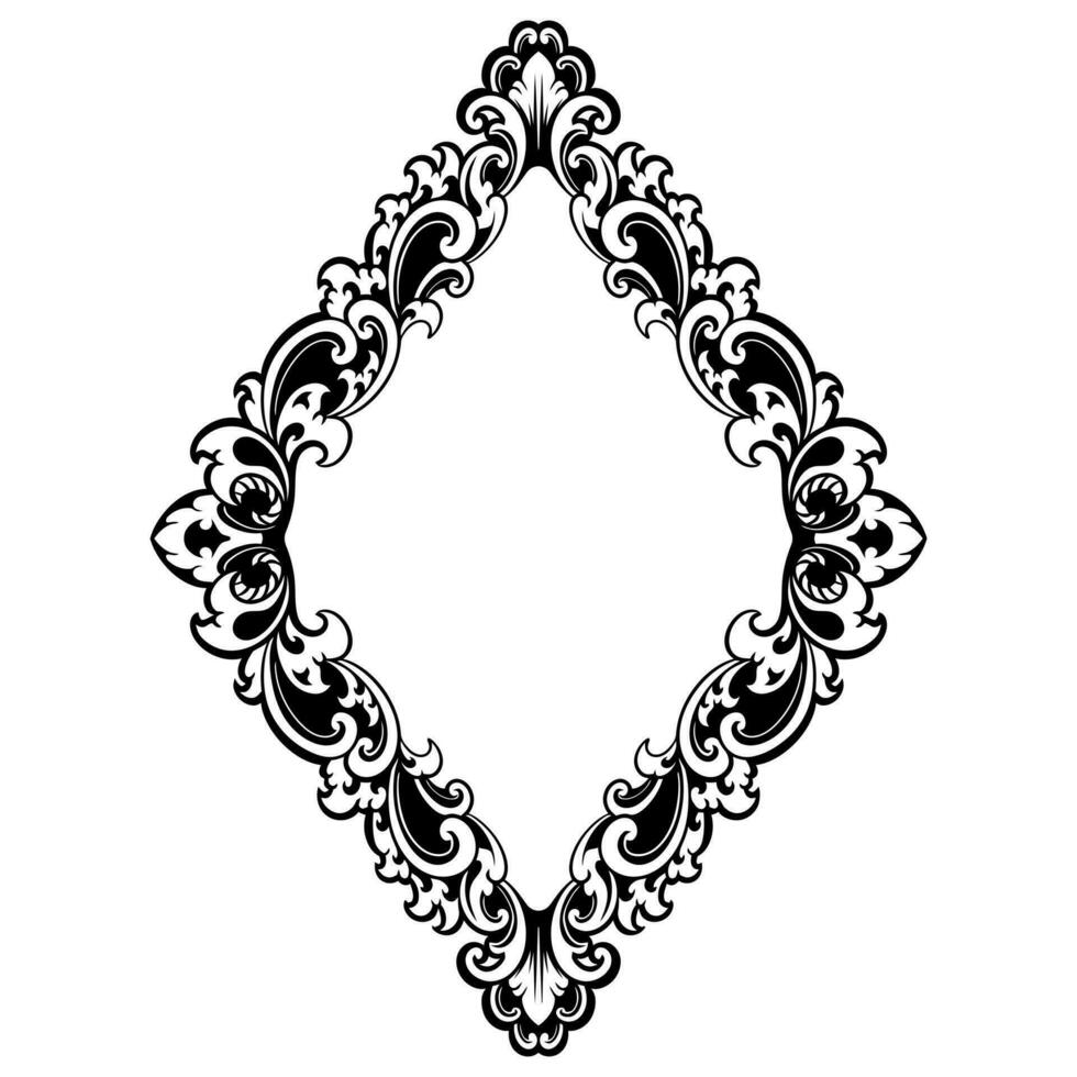 ornament pattern frame line art vector