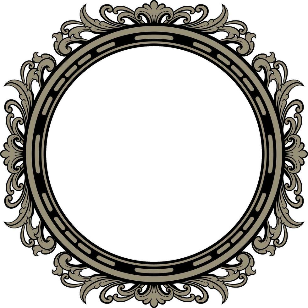 ornament pattern frame vector