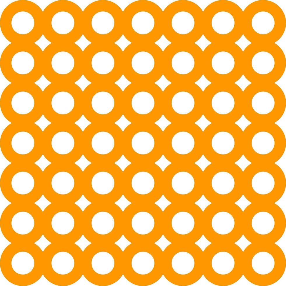 Orange infinity circle pattern. Infinity pattern. Decorative elements, gift wrapping, background, backdrop, home decoration, wall tiles, bathroom tiles, floor tiles. vector