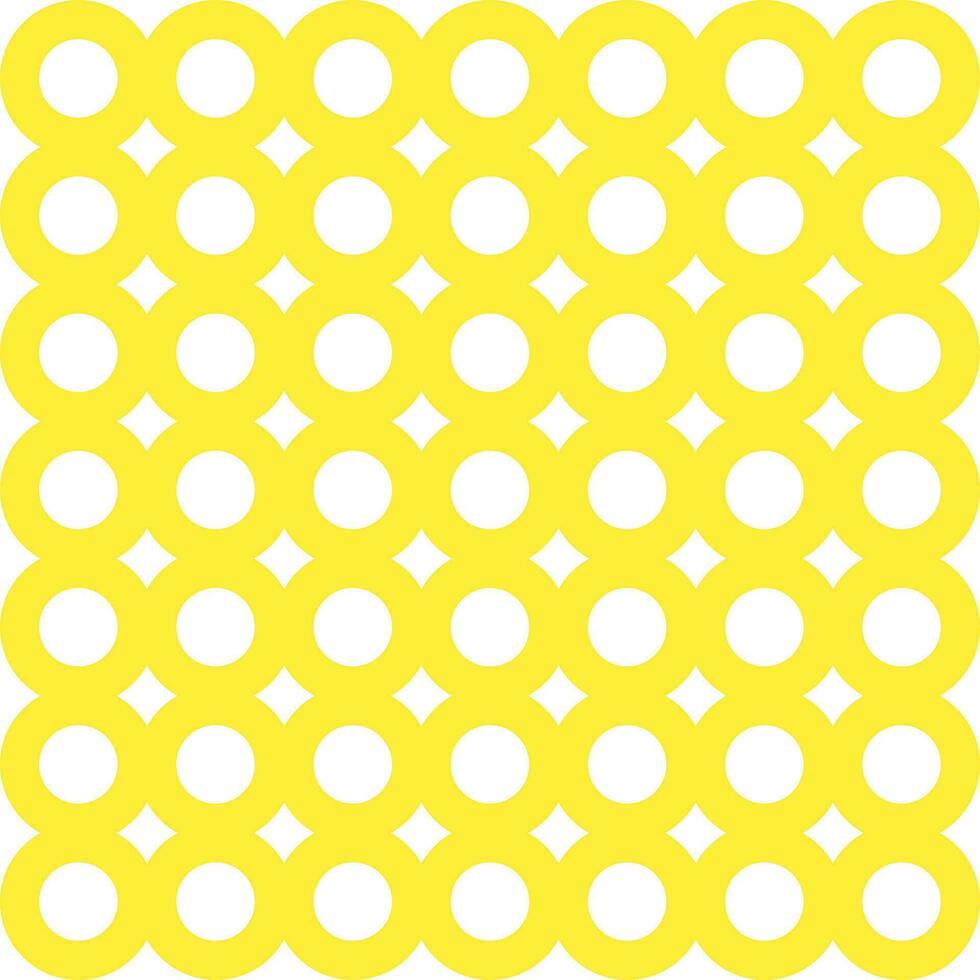 Yellow infinity circle pattern. Infinity pattern. Decorative elements, gift wrapping, background, backdrop, home decoration, wall tiles, bathroom tiles, floor tiles. vector