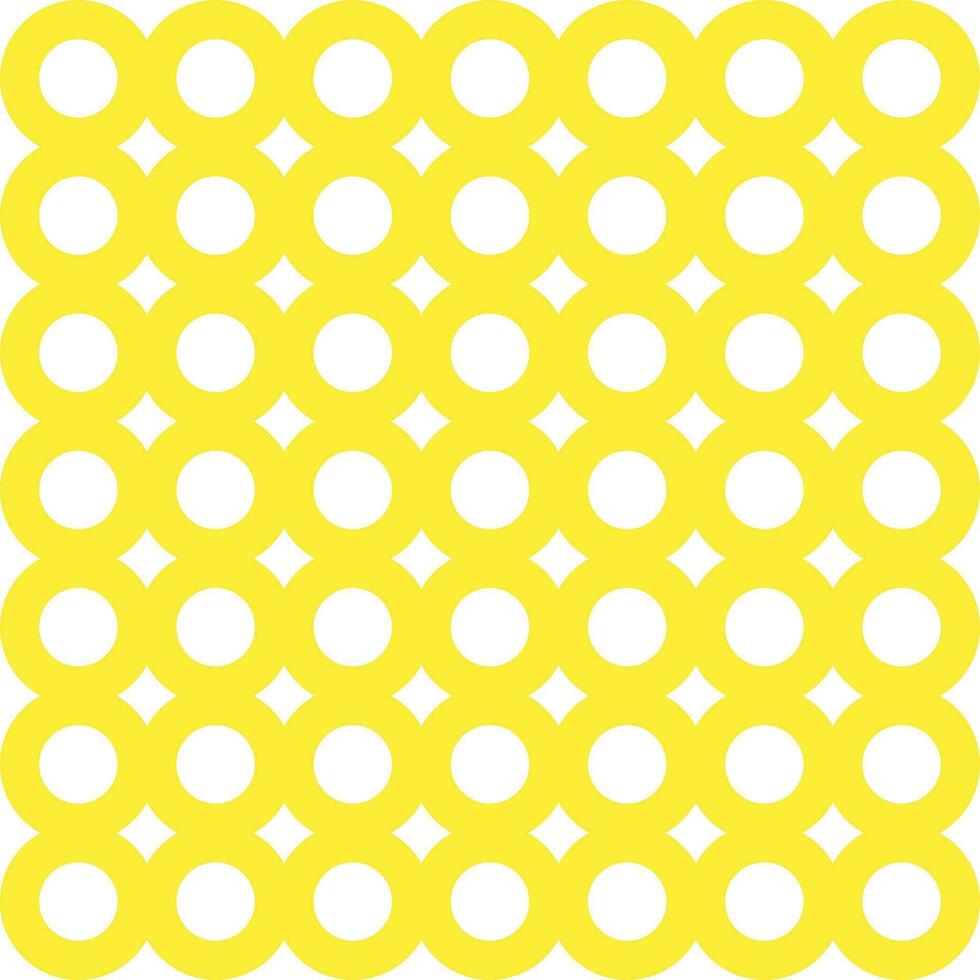 Yellow infinity circle pattern. Infinity pattern. Decorative elements, gift wrapping, background, backdrop, home decoration, wall tiles, bathroom tiles, floor tiles. vector