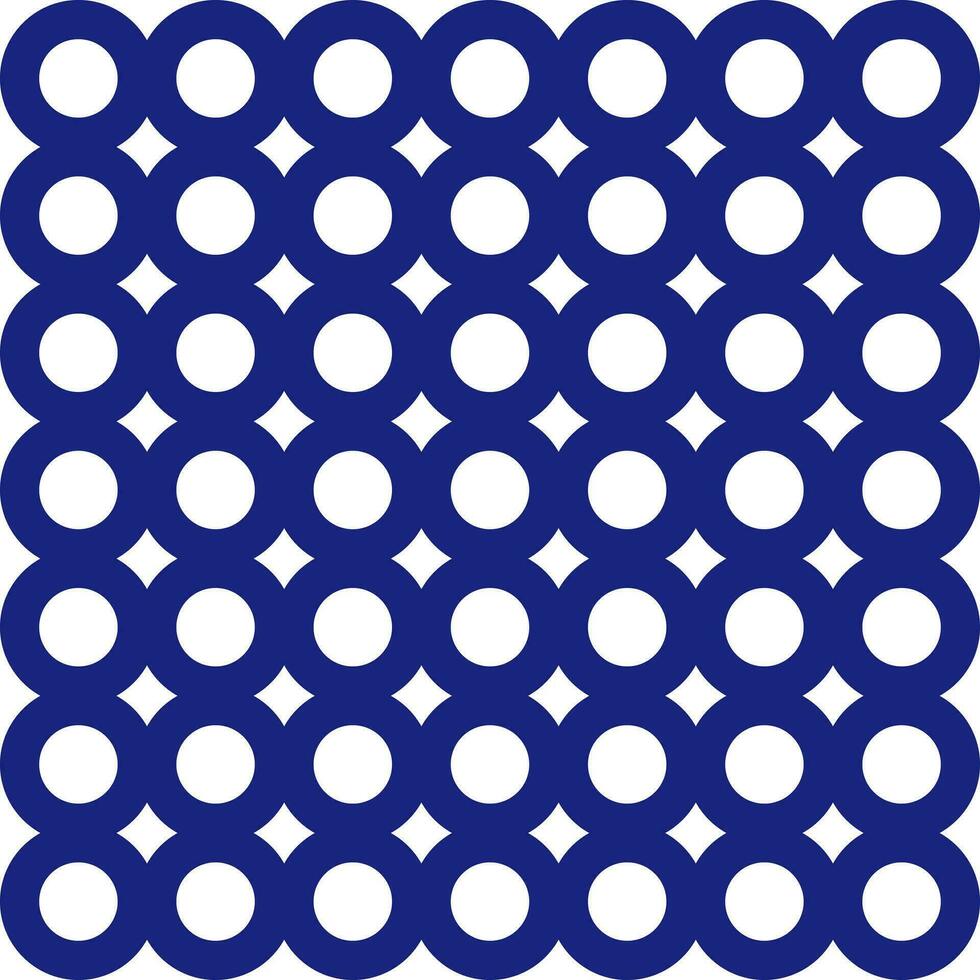 Navy blue infinity circle pattern. Infinity pattern. Decorative elements, gift wrapping, background, backdrop, home decoration, wall tiles, bathroom tiles, floor tiles. vector