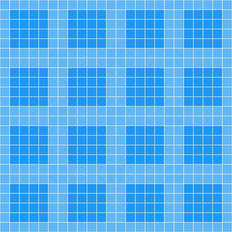 Blue tile background, Mosaic tile background, Tile background, Seamless pattern, Mosaic seamless pattern, Mosaic tiles texture or background. Bathroom wall tiles, swimming pool tiles. vector