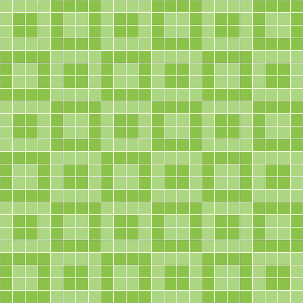 Light green tile background, Mosaic tile background, Tile background, Seamless pattern, Mosaic seamless pattern, Mosaic tiles texture or background. Bathroom wall tiles, swimming pool tiles. vector