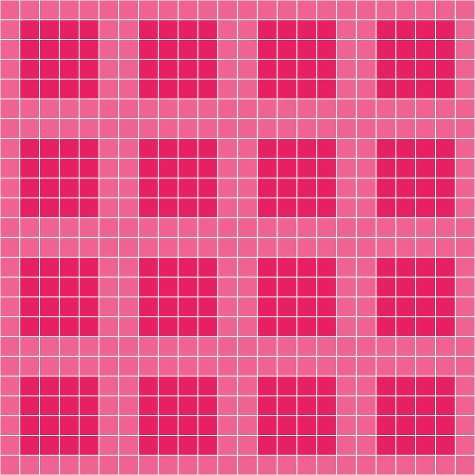 Pink tile background, Mosaic tile background, Tile background, Seamless pattern, Mosaic seamless pattern, Mosaic tiles texture or background. Bathroom wall tiles, swimming pool tiles. vector