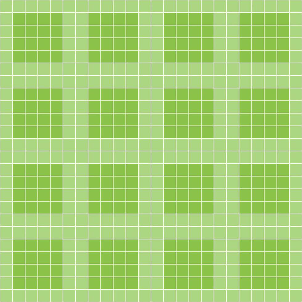 Light green tile background, Mosaic tile background, Tile background, Seamless pattern, Mosaic seamless pattern, Mosaic tiles texture or background. Bathroom wall tiles, swimming pool tiles. vector