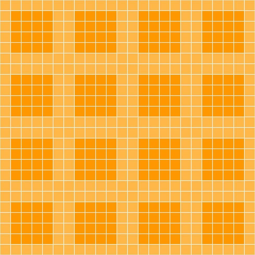 Orange tile background, Mosaic tile background, Tile background, Seamless pattern, Mosaic seamless pattern, Mosaic tiles texture or background. Bathroom wall tiles, swimming pool tiles. vector