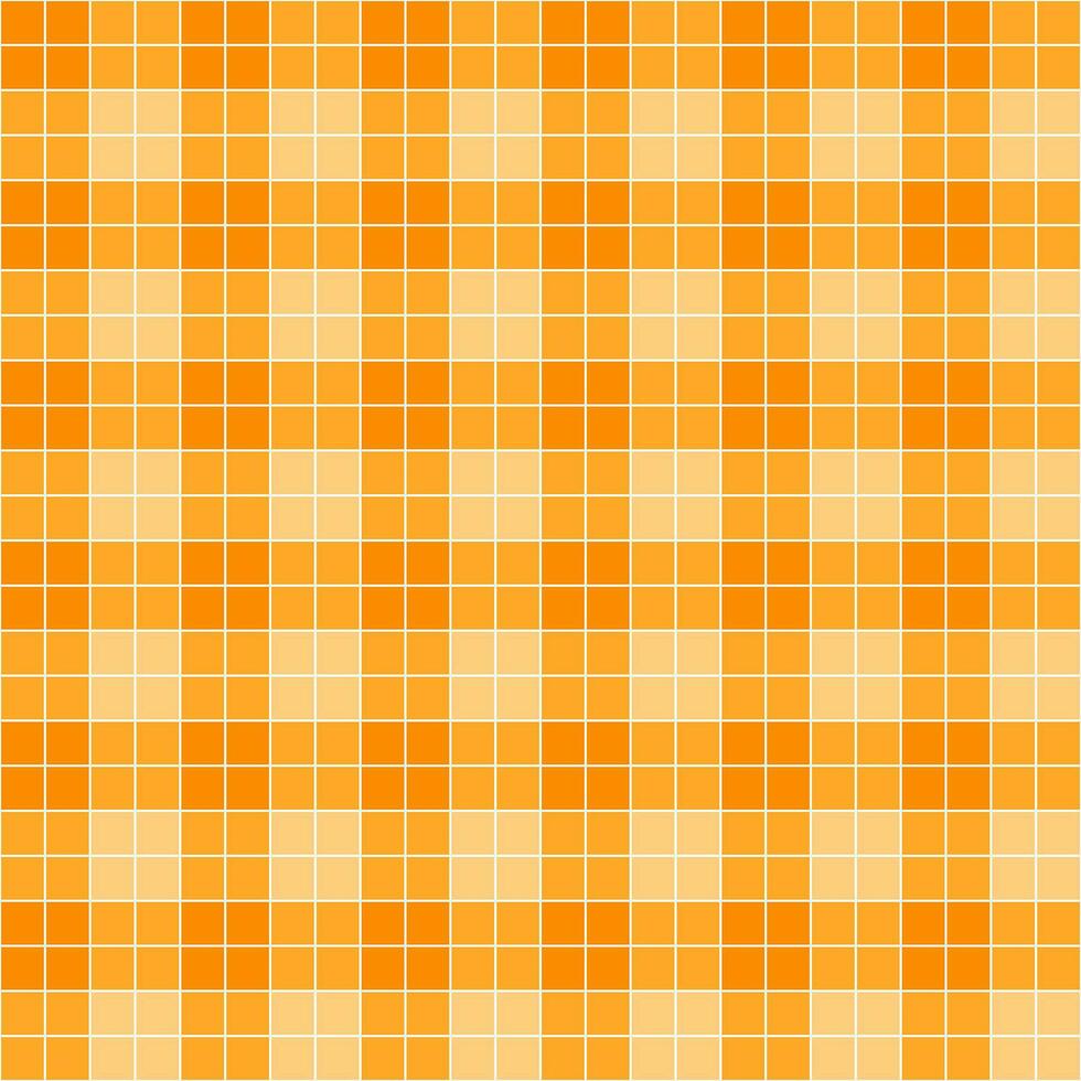 Orange tile background, Mosaic tile background, Tile background, Seamless pattern, Mosaic seamless pattern, Mosaic tiles texture or background. Bathroom wall tiles, swimming pool tiles. vector