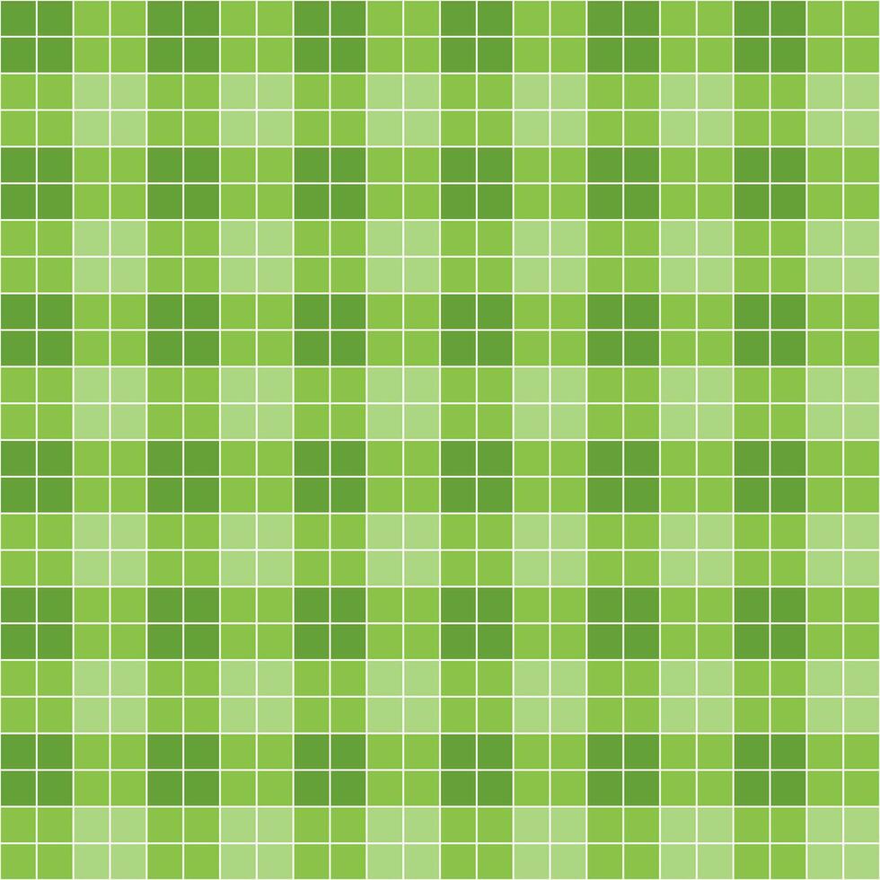 Light green tile background, Mosaic tile background, Tile background, Seamless pattern, Mosaic seamless pattern, Mosaic tiles texture or background. Bathroom wall tiles, swimming pool tiles. vector