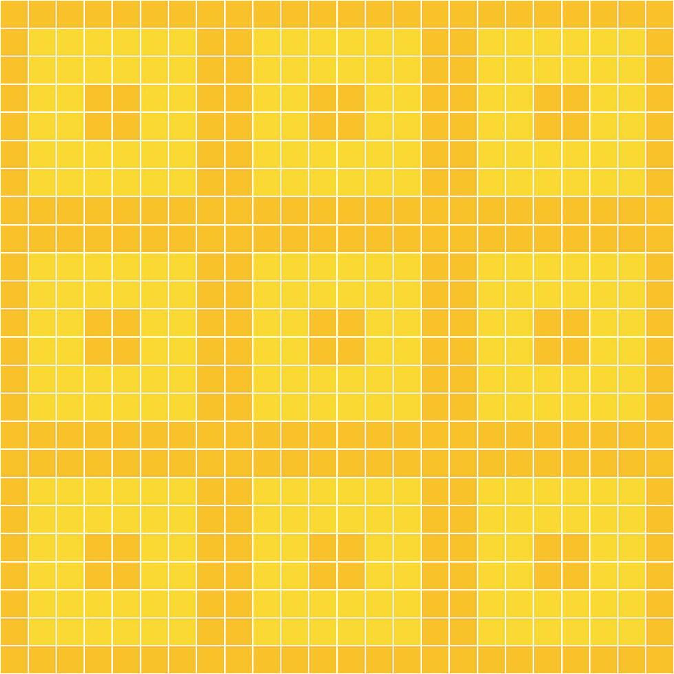 Yellow tile background, Mosaic tile background, Tile background, Seamless pattern, Mosaic seamless pattern, Mosaic tiles texture or background. Bathroom wall tiles, swimming pool tiles. vector