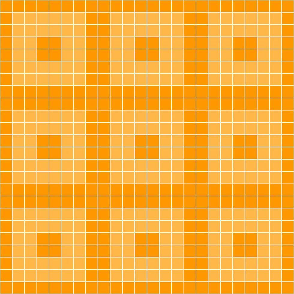 Orange tile background, Mosaic tile background, Tile background, Seamless pattern, Mosaic seamless pattern, Mosaic tiles texture or background. Bathroom wall tiles, swimming pool tiles. vector