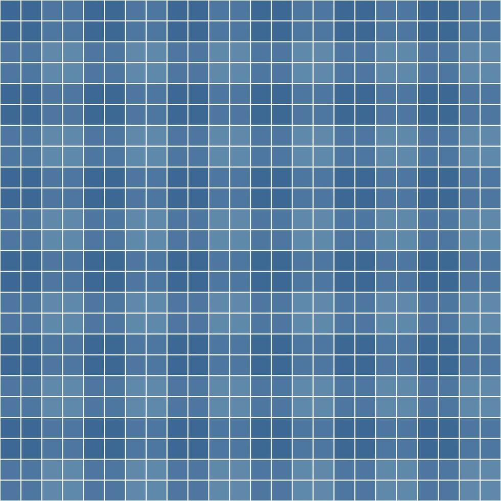 Navy blue tile background, Mosaic tile background, Tile background, Seamless pattern, Mosaic seamless pattern, Mosaic tiles texture or background. Bathroom wall tiles, swimming pool tiles. vector