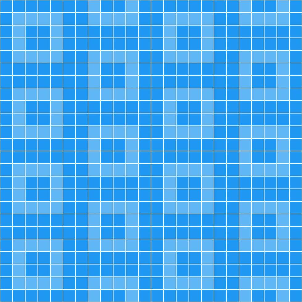Blue tile background, Mosaic tile background, Tile background, Seamless pattern, Mosaic seamless pattern, Mosaic tiles texture or background. Bathroom wall tiles, swimming pool tiles. vector