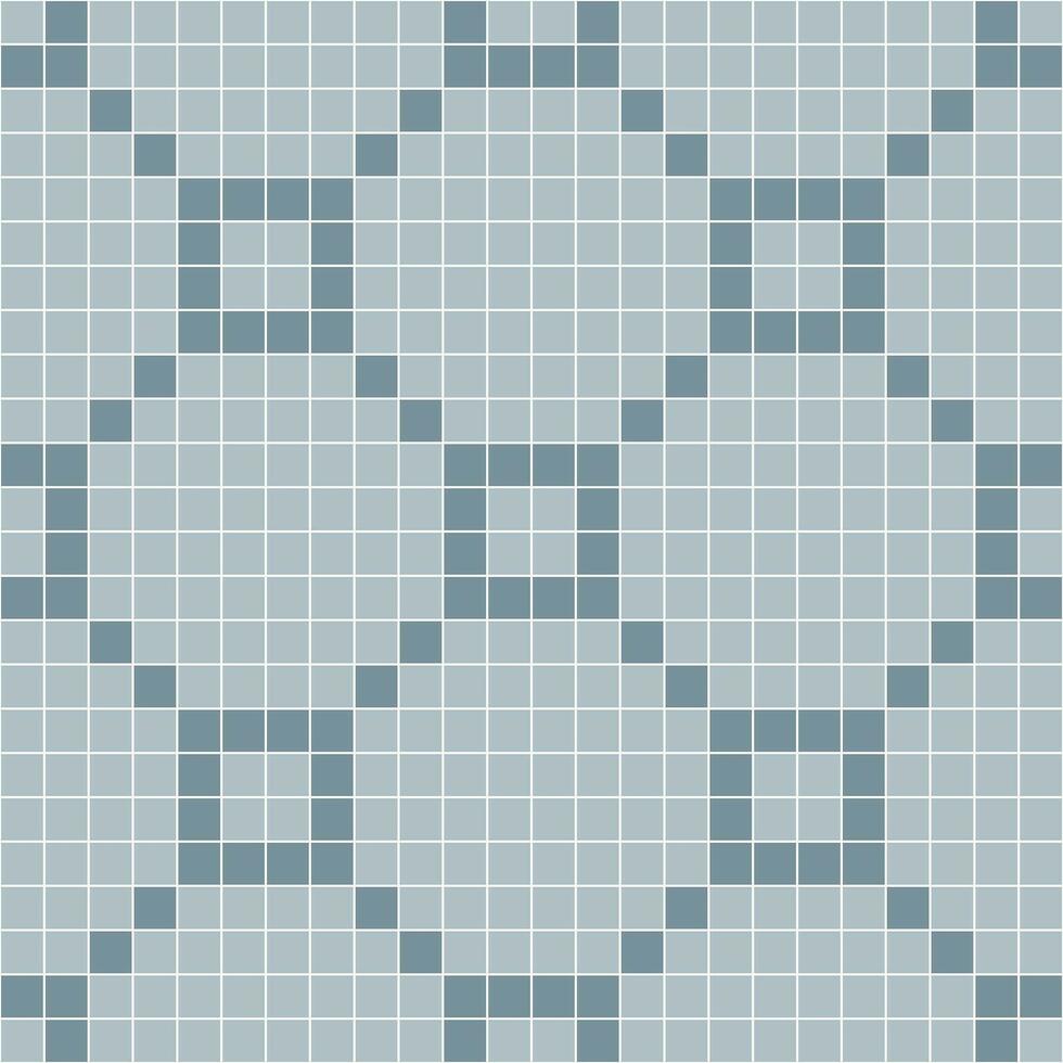 Grey tile background, Mosaic tile background, Tile background, Seamless pattern, Mosaic seamless pattern, Mosaic tiles texture or background. Bathroom wall tiles, swimming pool tiles. vector