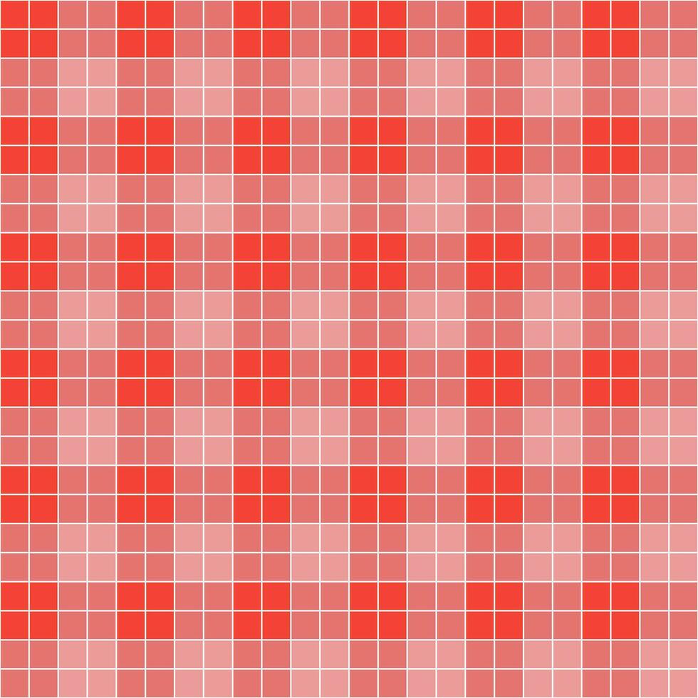 Red tile background, Mosaic tile background, Tile background, Seamless pattern, Mosaic seamless pattern, Mosaic tiles texture or background. Bathroom wall tiles, swimming pool tiles. vector