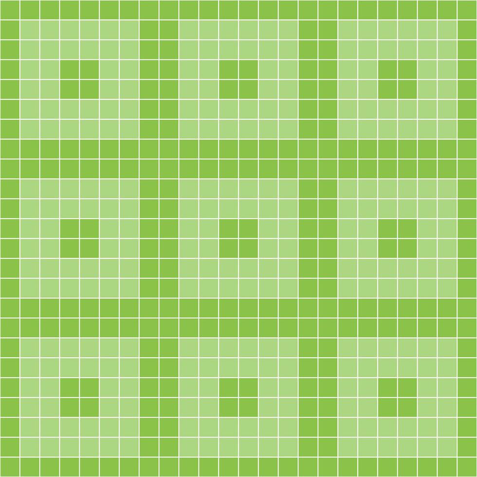 Light green tile background, Mosaic tile background, Tile background, Seamless pattern, Mosaic seamless pattern, Mosaic tiles texture or background. Bathroom wall tiles, swimming pool tiles. vector