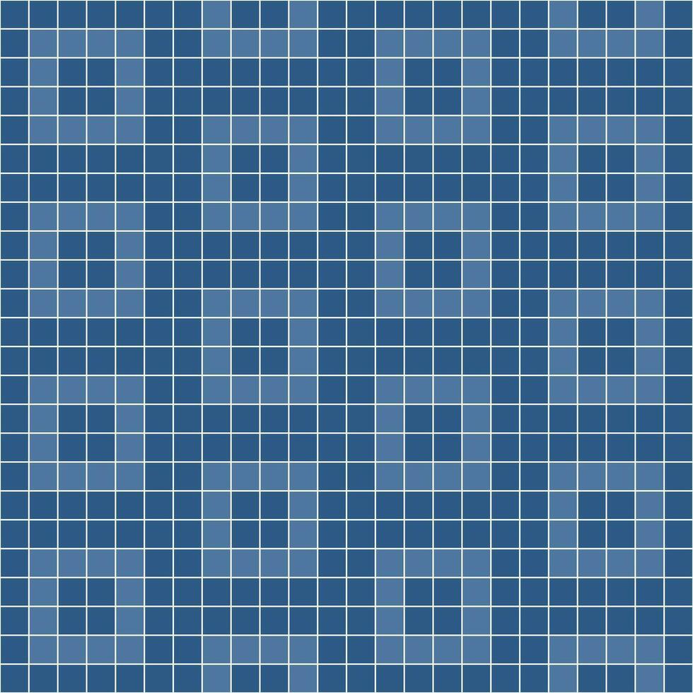 Navy blue tile background, Mosaic tile background, Tile background, Seamless pattern, Mosaic seamless pattern, Mosaic tiles texture or background. Bathroom wall tiles, swimming pool tiles. vector