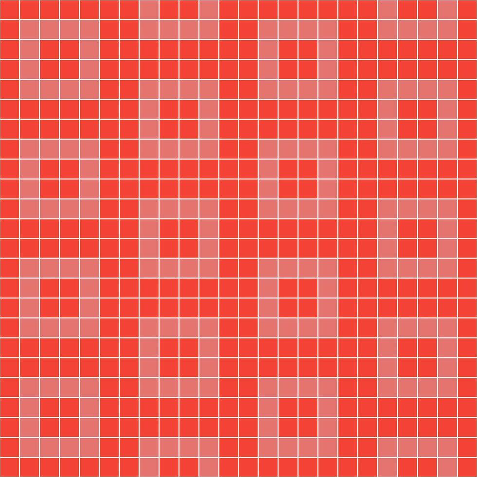 Red tile background, Mosaic tile background, Tile background, Seamless pattern, Mosaic seamless pattern, Mosaic tiles texture or background. Bathroom wall tiles, swimming pool tiles. vector