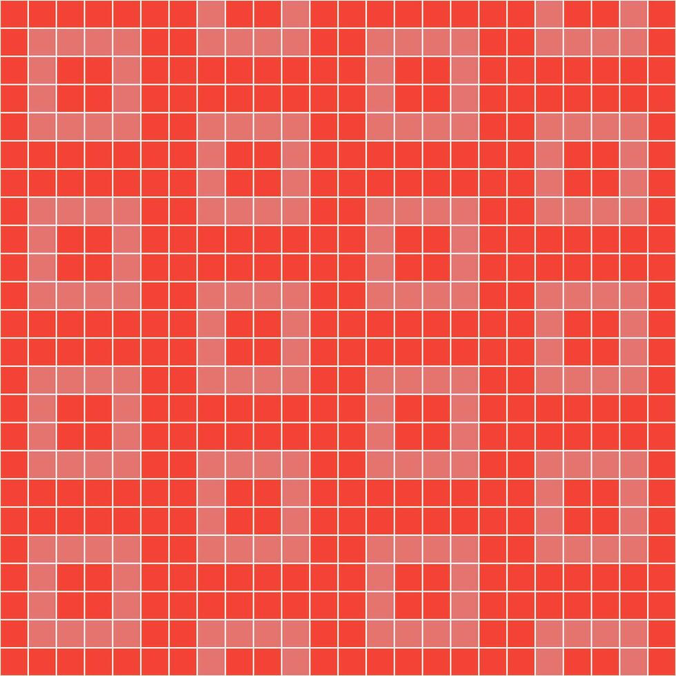 Red tile background, Mosaic tile background, Tile background, Seamless pattern, Mosaic seamless pattern, Mosaic tiles texture or background. Bathroom wall tiles, swimming pool tiles. vector