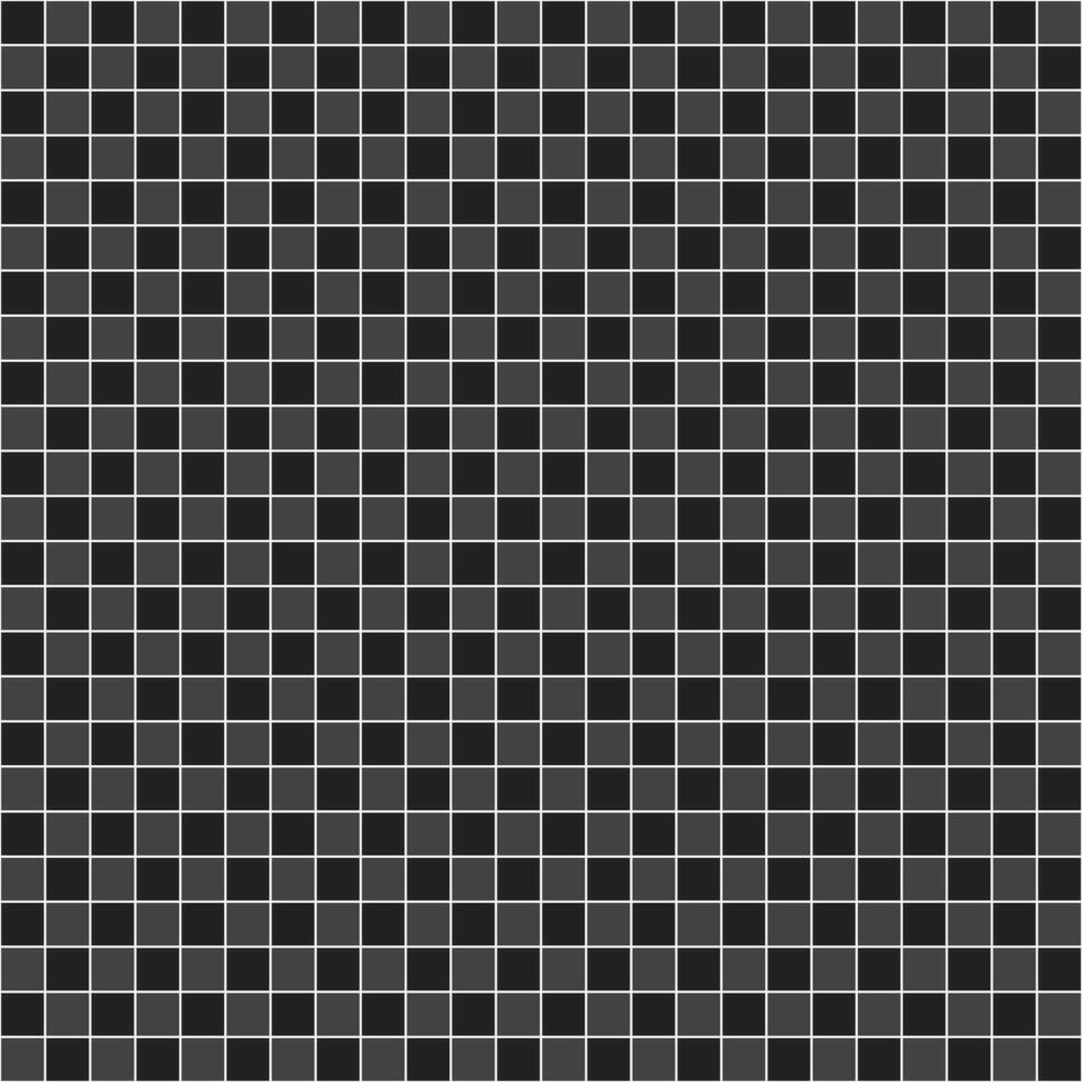Black tile background, Mosaic tile background, Tile background, Seamless pattern, Mosaic seamless pattern, Mosaic tiles texture or background. Bathroom wall tiles, swimming pool tiles. vector