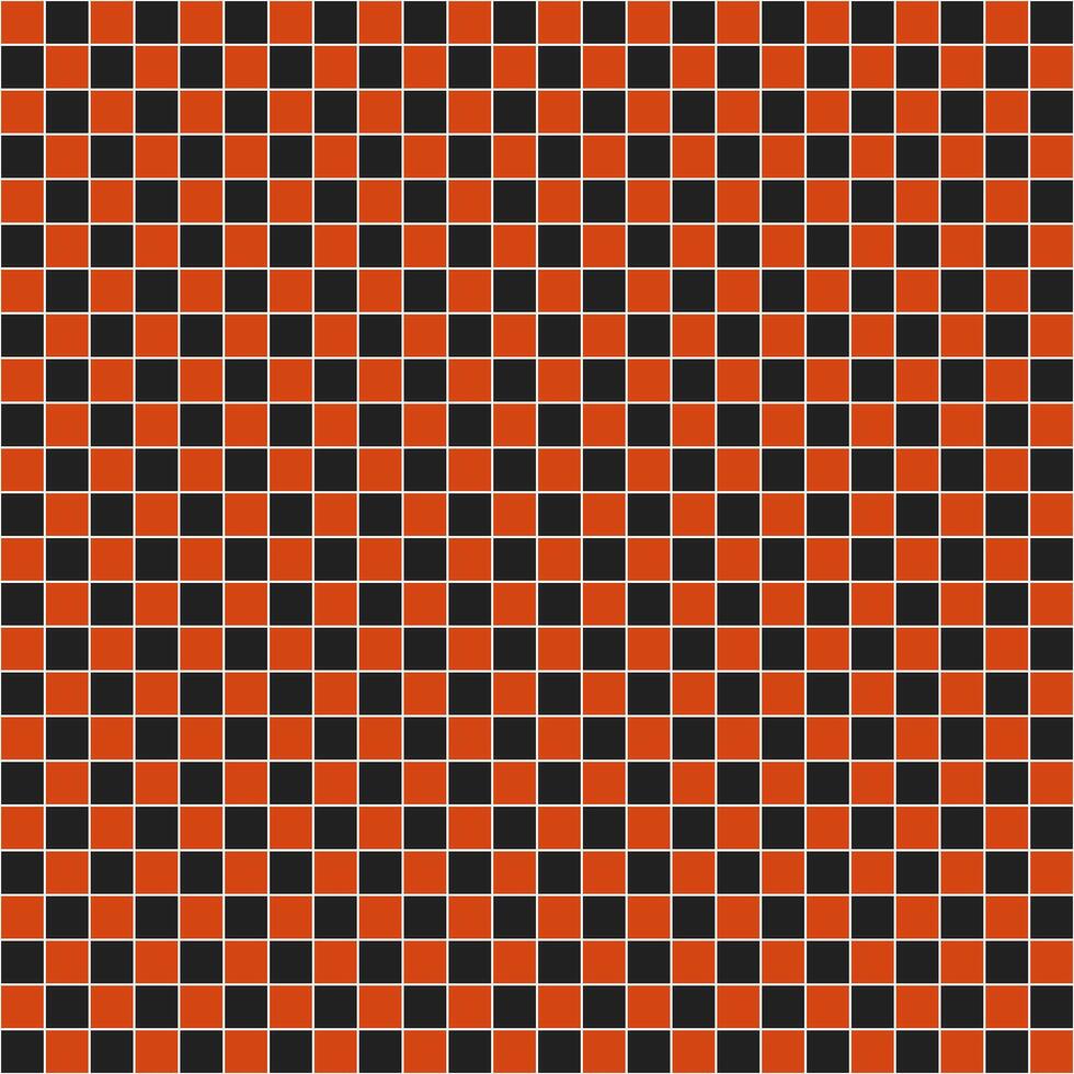 Orange and black tile background, Mosaic tile background, Tile background, Seamless pattern, Mosaic seamless pattern, Mosaic tiles texture or background. Bathroom wall tiles, swimming pool tiles. vector