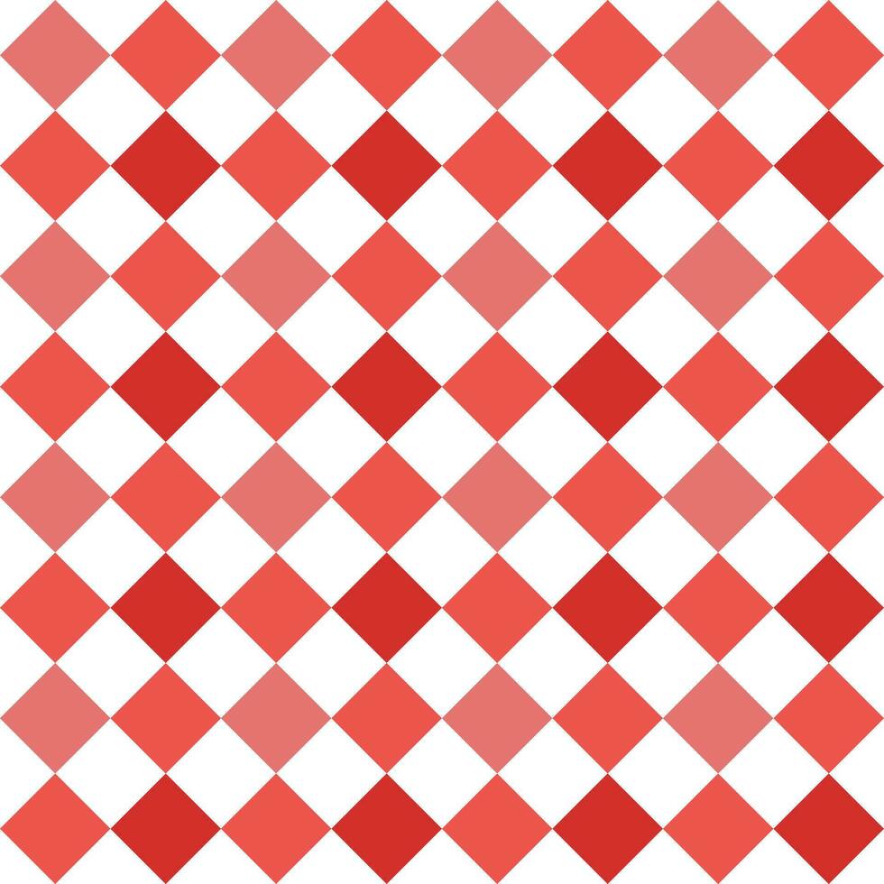 Red checker pattern. checker seamless pattern vector. checker pattern. Decorative elements, floor tiles, wall tiles, bathroom tiles, swimming pool tiles. vector