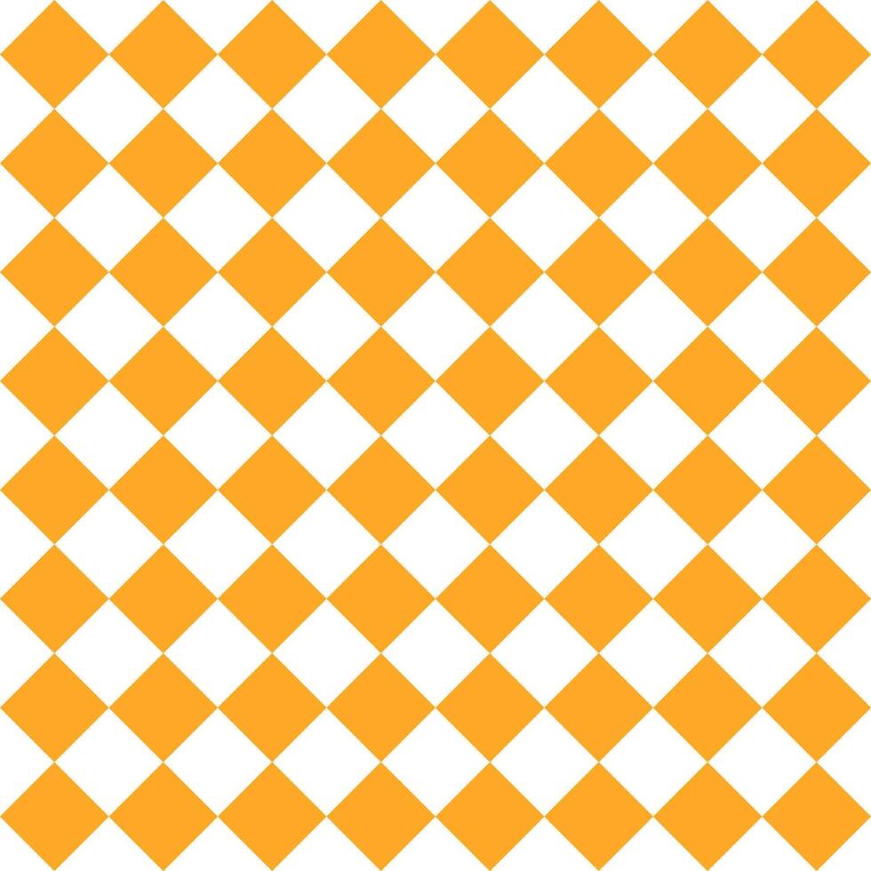 Orange checker pattern. checker seamless pattern vector. checker pattern. Decorative elements, floor tiles, wall tiles, bathroom tiles, swimming pool tiles. vector