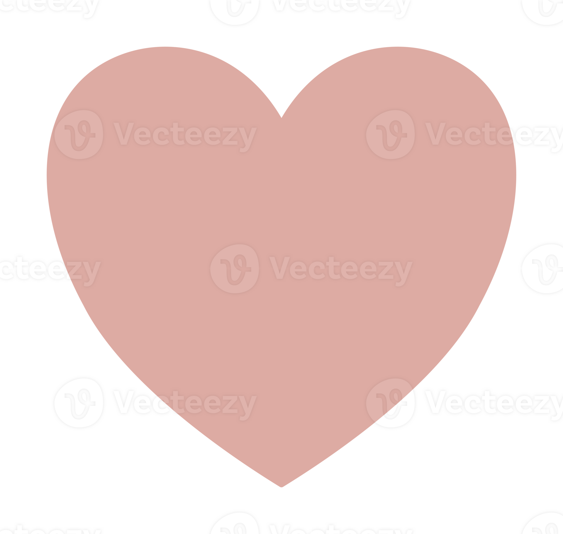 Cute colorful puffy heart shape 26508428 PNG