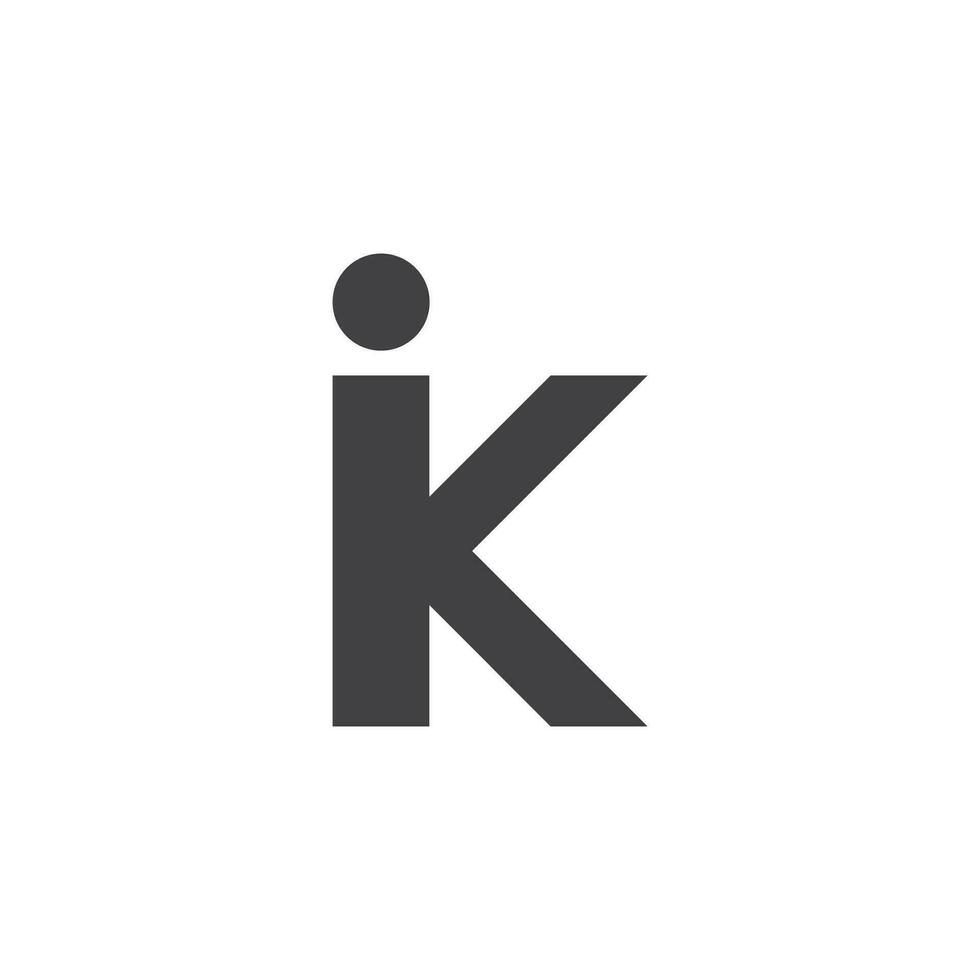 People With K Letter Logo Vector Template