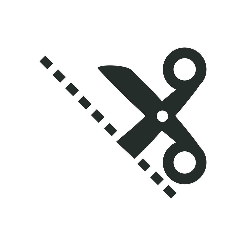 scissors icon vector design illustration cut symbol