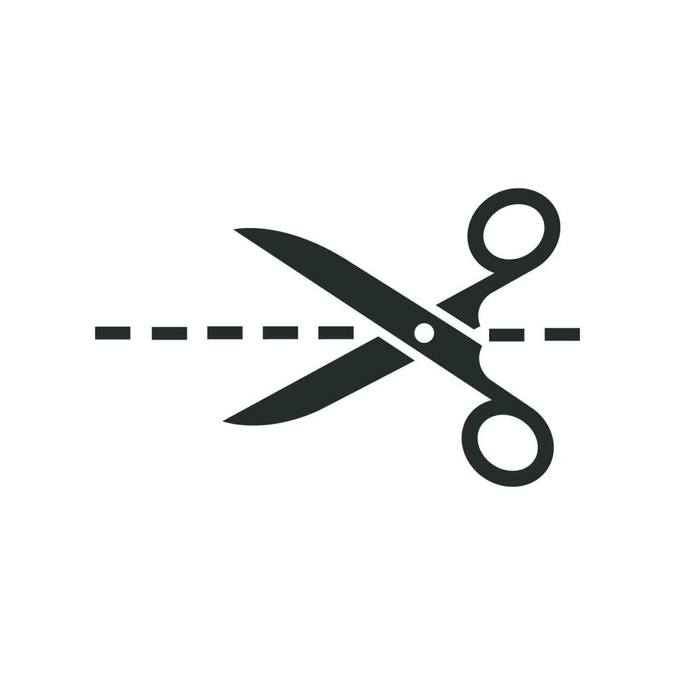 scissors icon vector design illustration cut symbol
