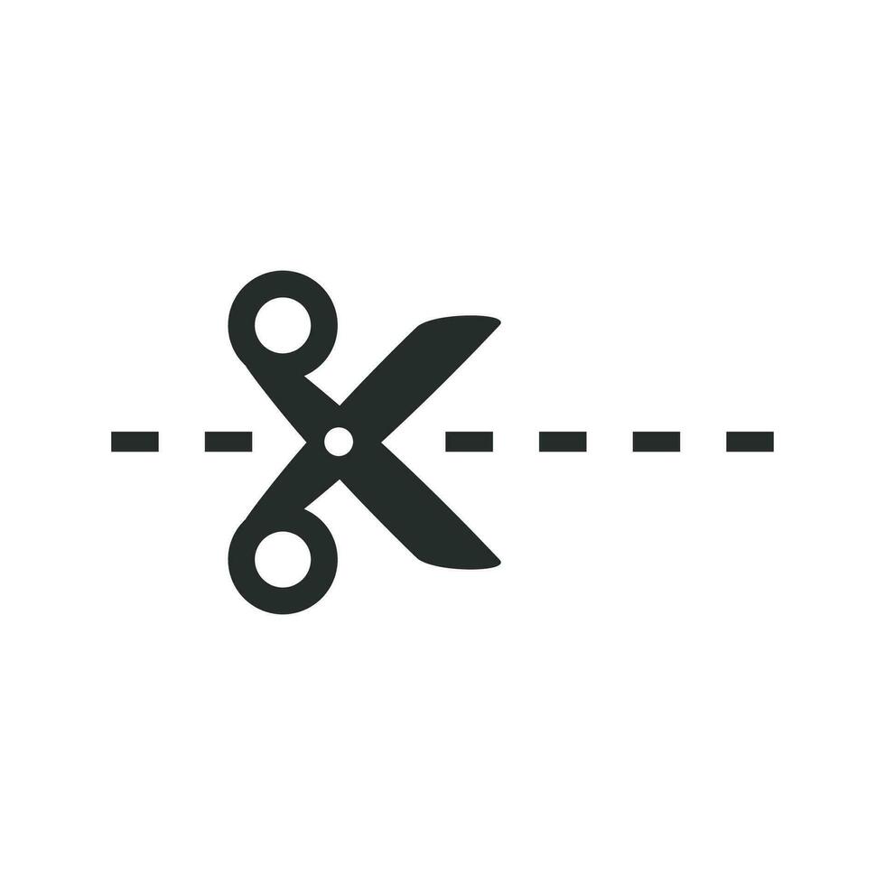 scissors icon vector design illustration cut symbol