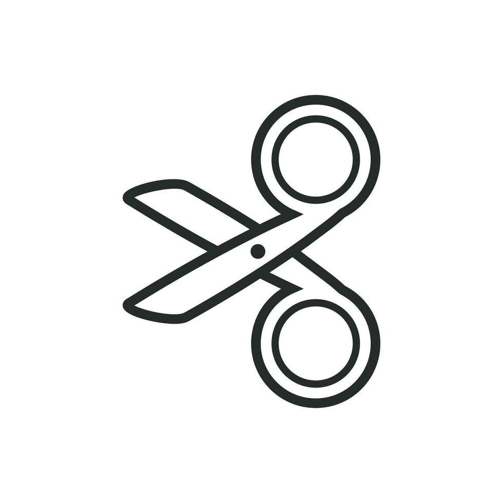 scissors icon vector design illustration cut symbol