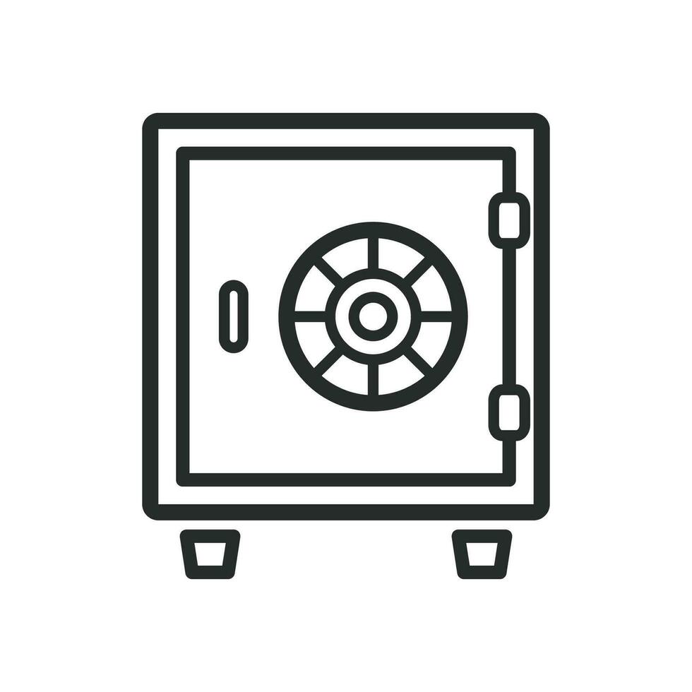 Security box safe icon vector design illustration safe concept