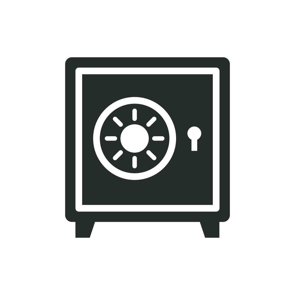 Security box safe icon vector design illustration safe concept