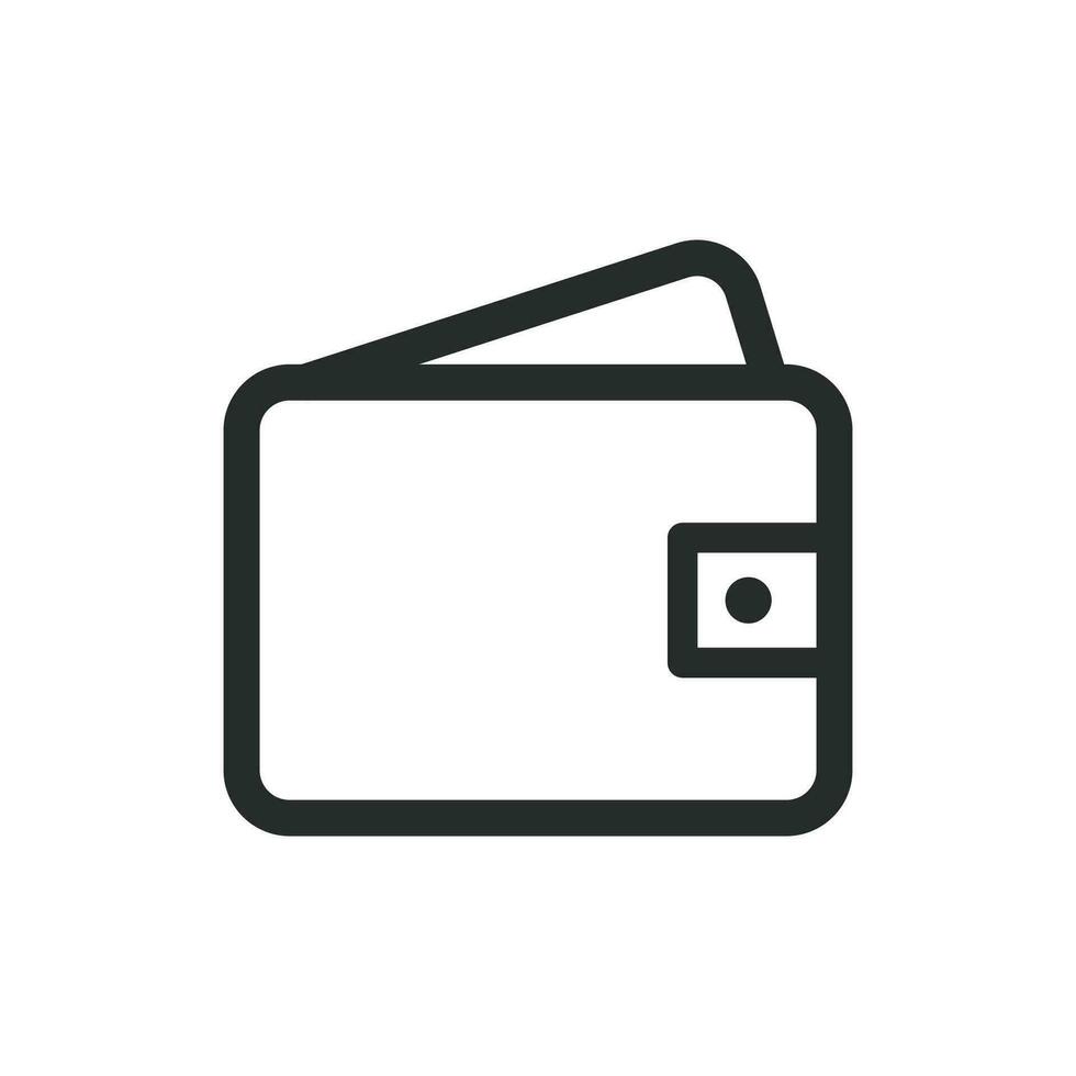 wallet icon vector design illustration saving money concept