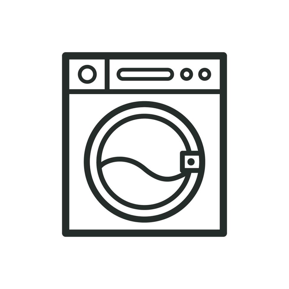 Lavado máquina icono vector diseño ilustración