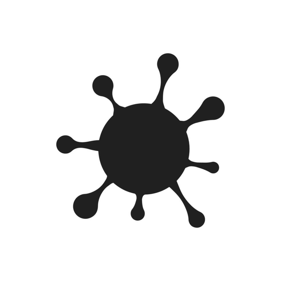 virus icono vector diseño ilustración