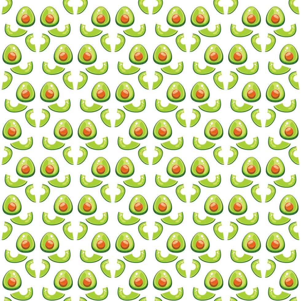 sano alimento. aguacate impresión sin costura aguacate modelo para textiles, huellas dactilares, ropa, frazada, bandera, y más. vector