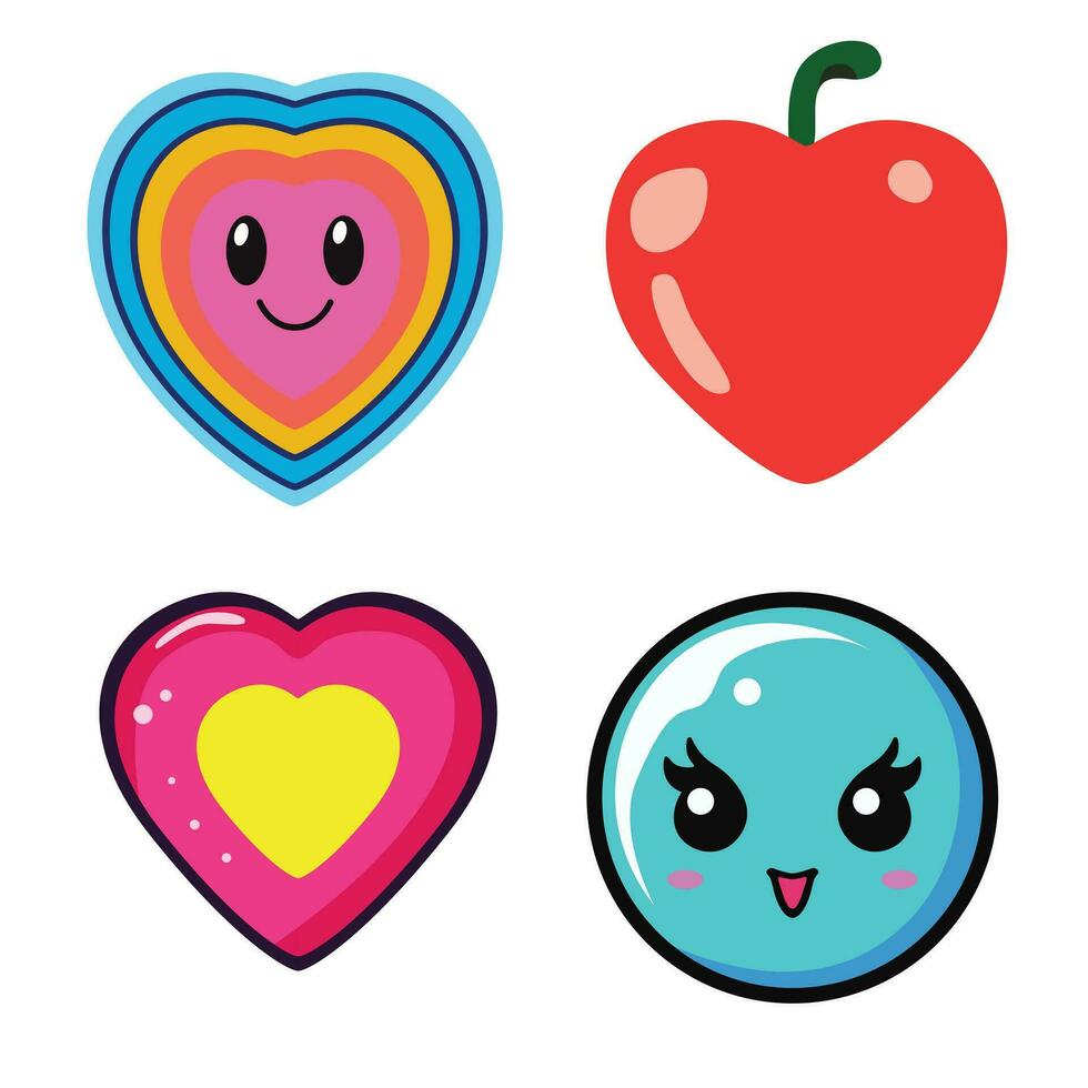 corazón vector icono diseño. amor día símbolo plano icono.