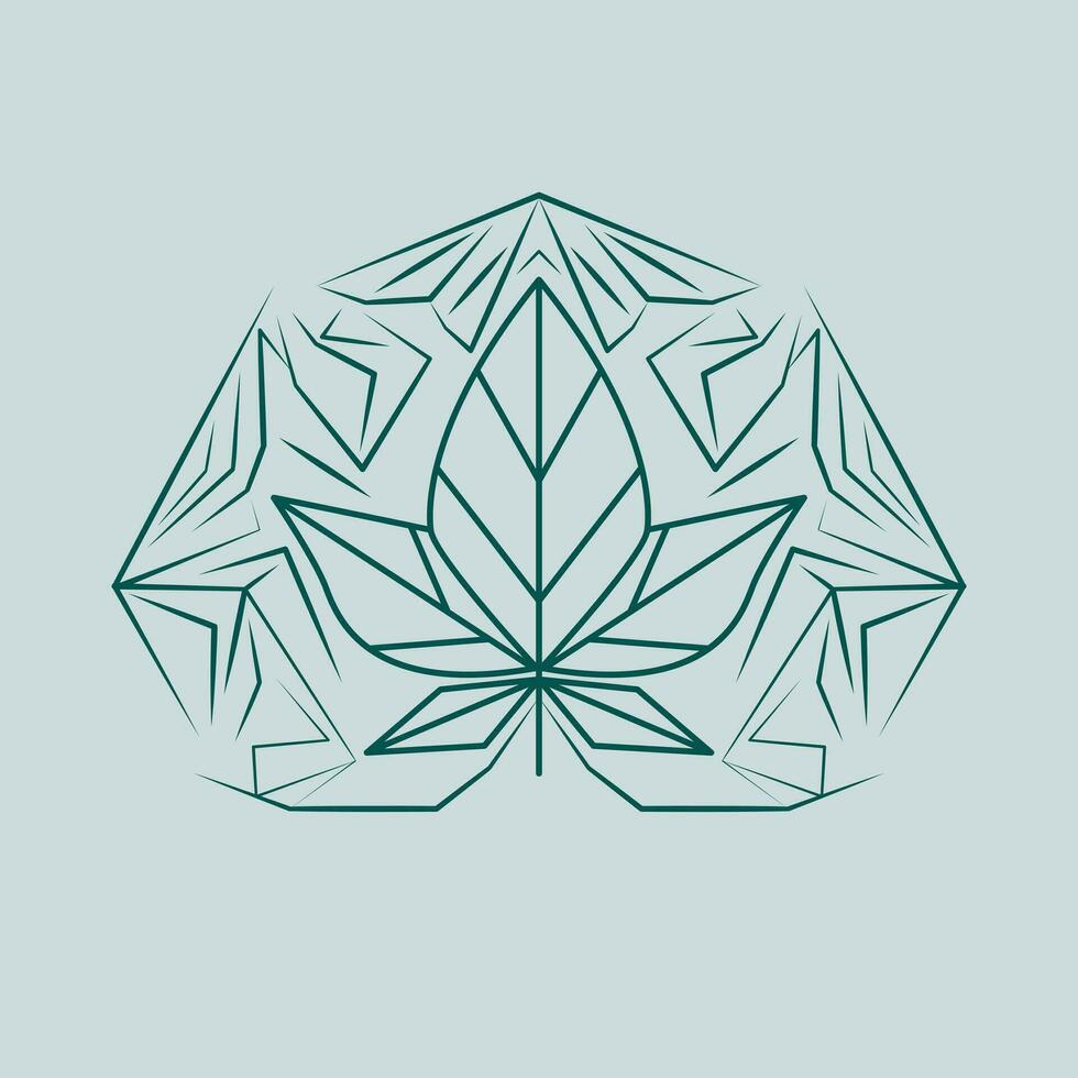 Abtract leaf vector icon design. Nature logo element.