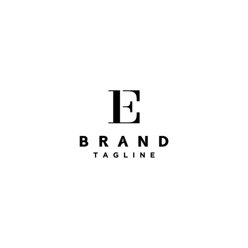 Minimalist Initial Letter EL Logo Design. Classy Initial Letter E And L In One Symbol Logo Design. vector