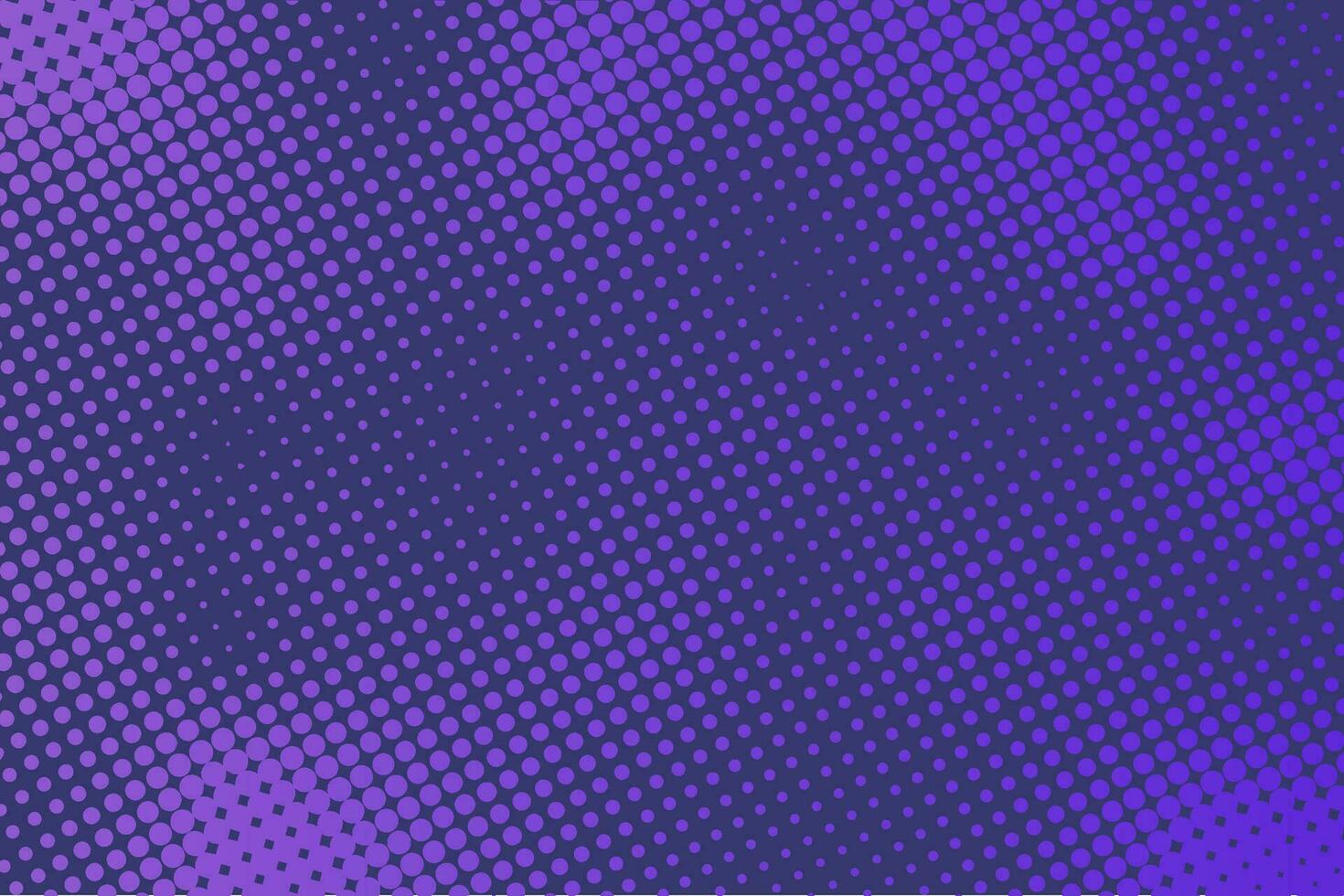 Blue pop art background with halftone polka dots in retro comic style, vector illustration template