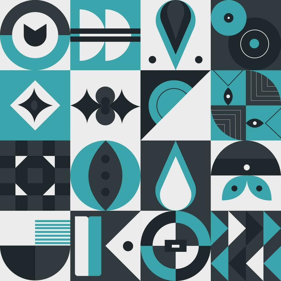 Abstract geometric pattern design in modern style. Vector illustration.