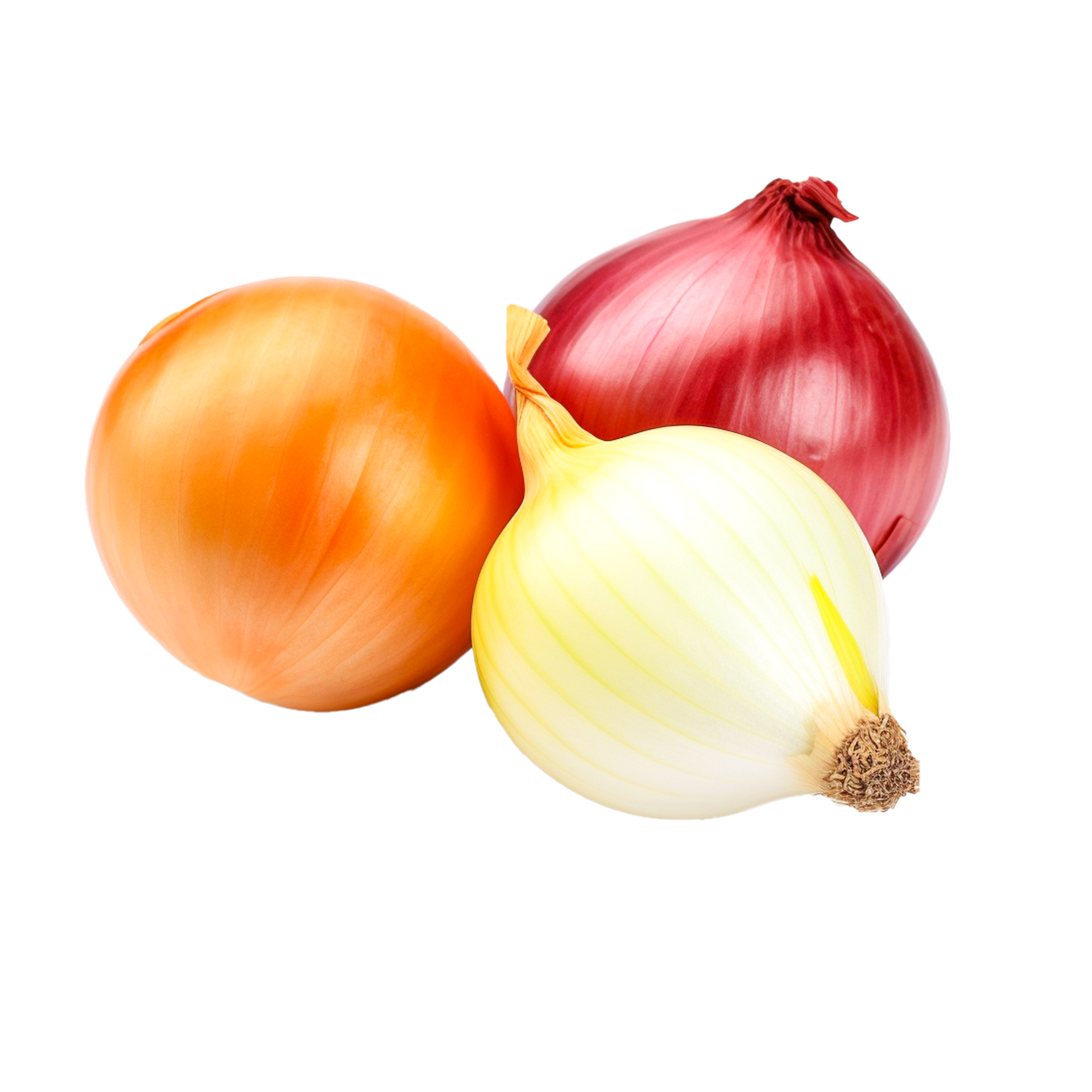 White Onion Yellow Onion Red Onion Generative Ai 26509646 PNG